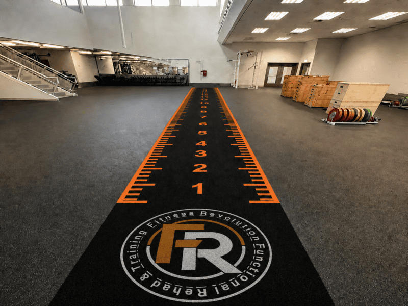Preventing gym turf shipping damage in ocean containers